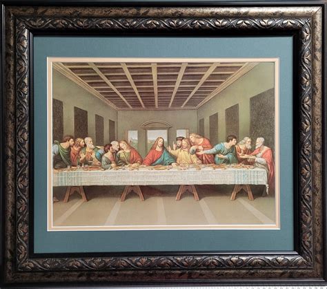 the last supper framed